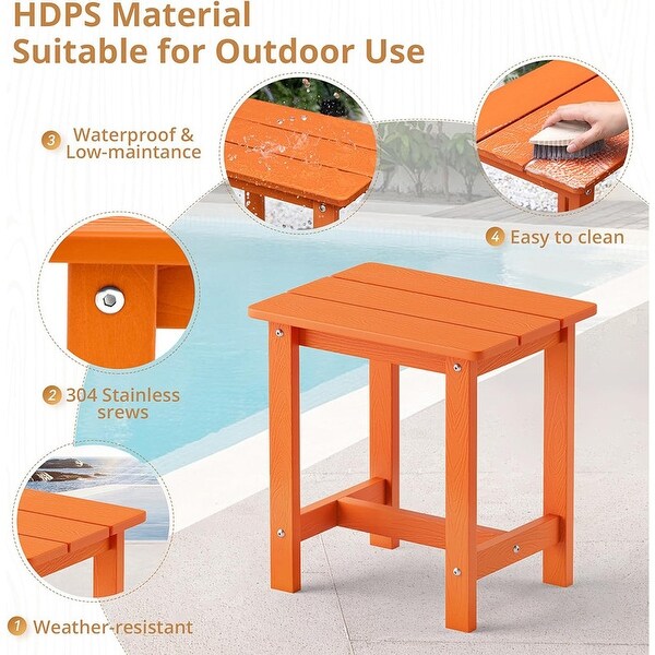 Outdoor Side Table，HDPS Small Outdoor Table