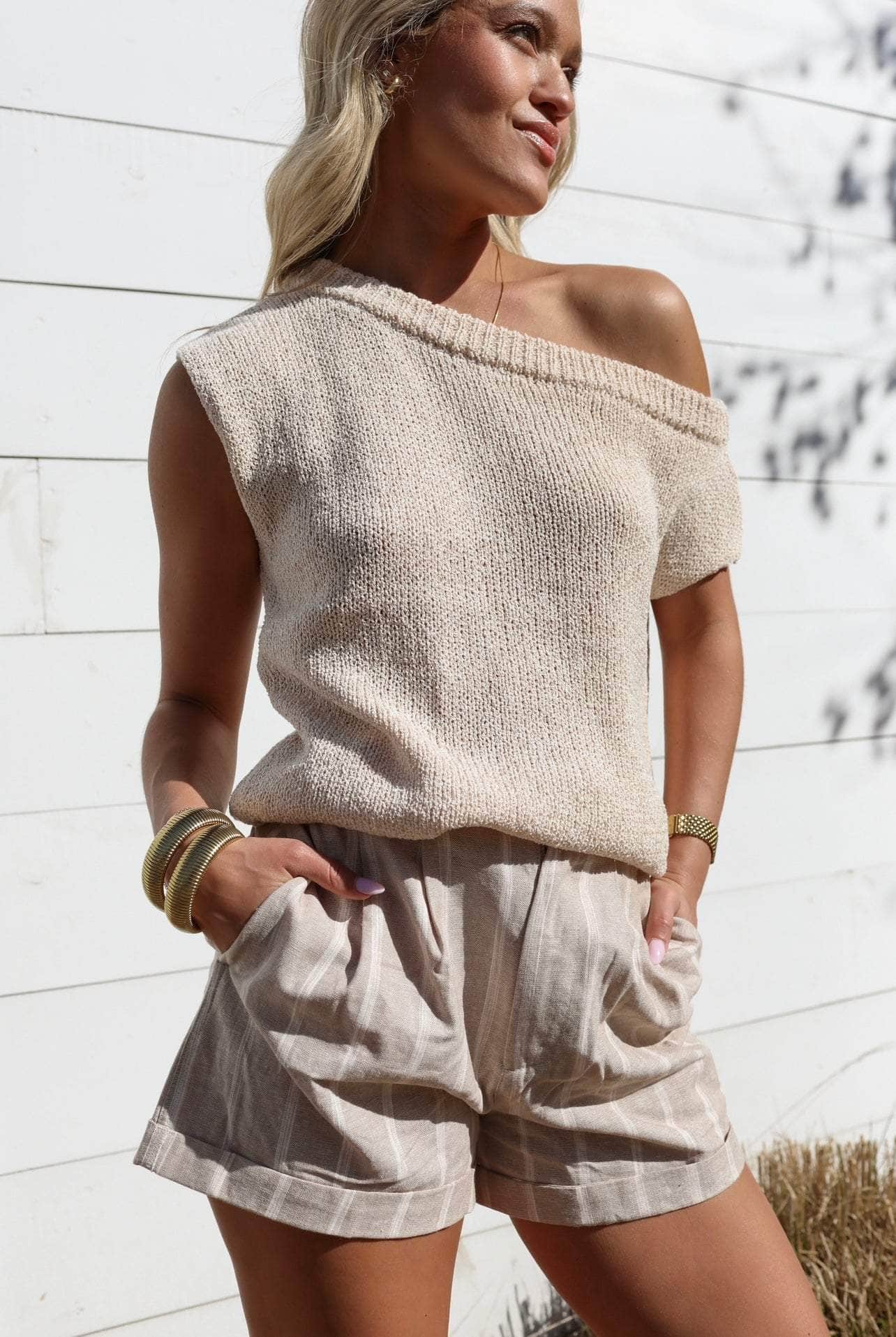 Sand Dune Knit Top