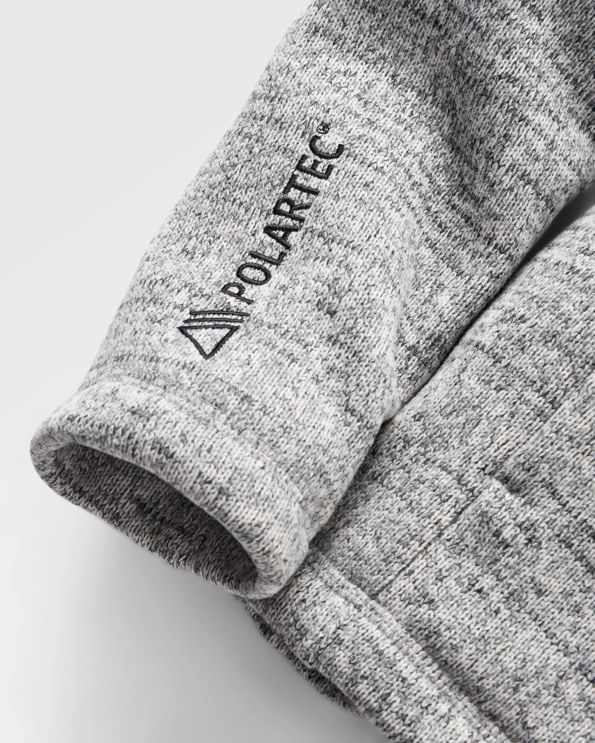 Amber Recycled Polartec® Fleece - Grey Marl