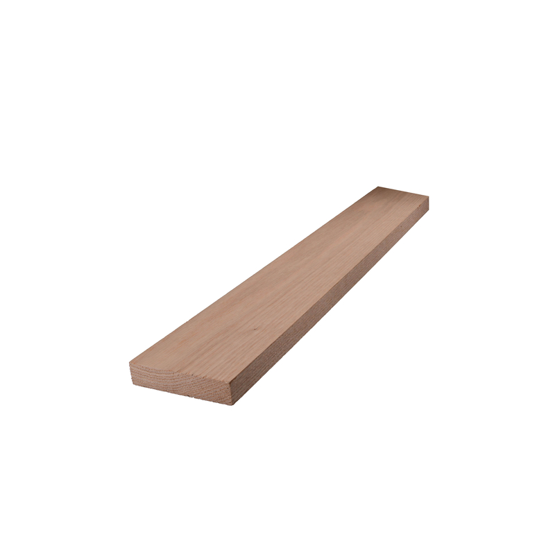 Alexandria Moulding 1 in. X 4 in. W X 4 ft. L Oak Board #2/BTR Premium Grade