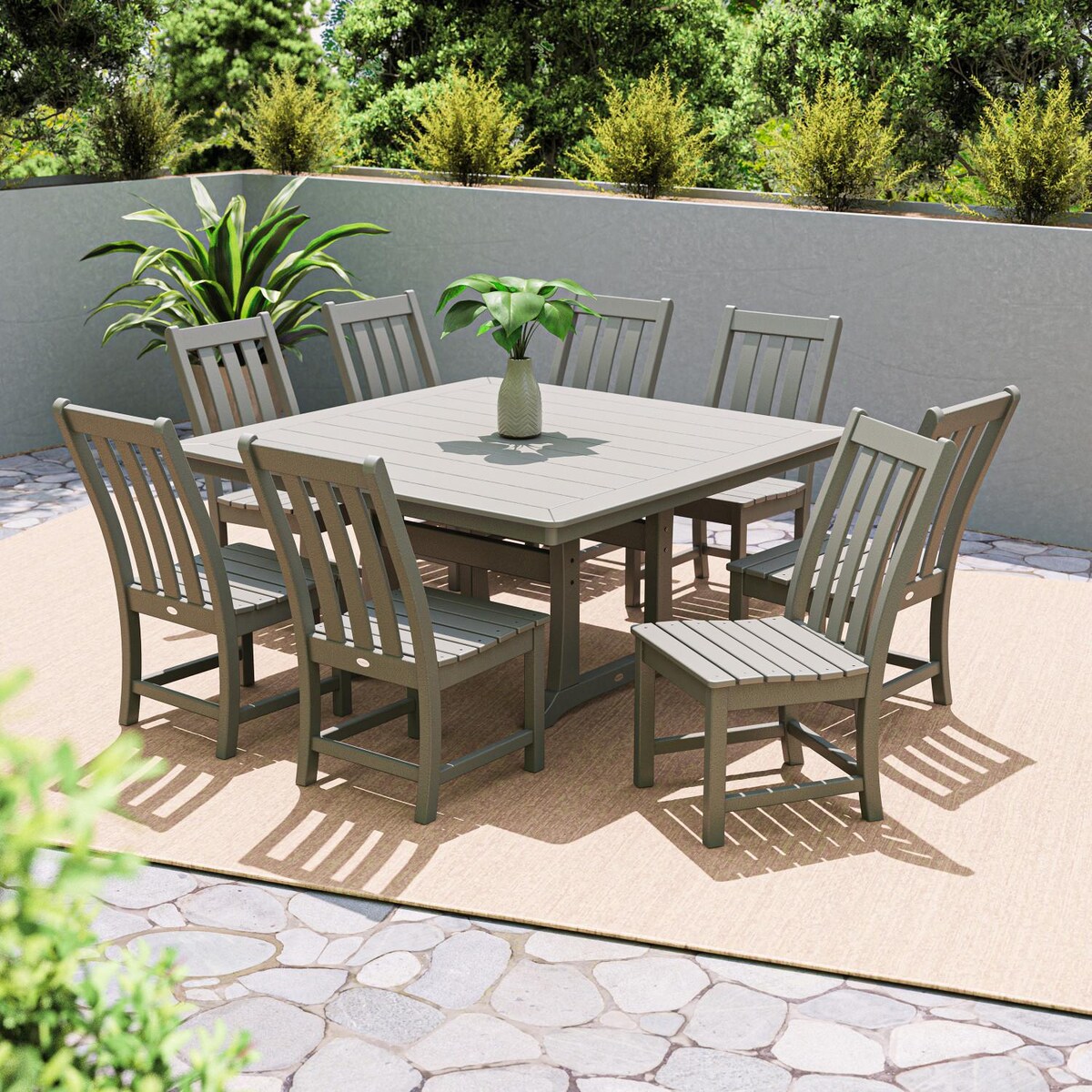 POLYWOOD Vineyard 9-Piece Dining Set