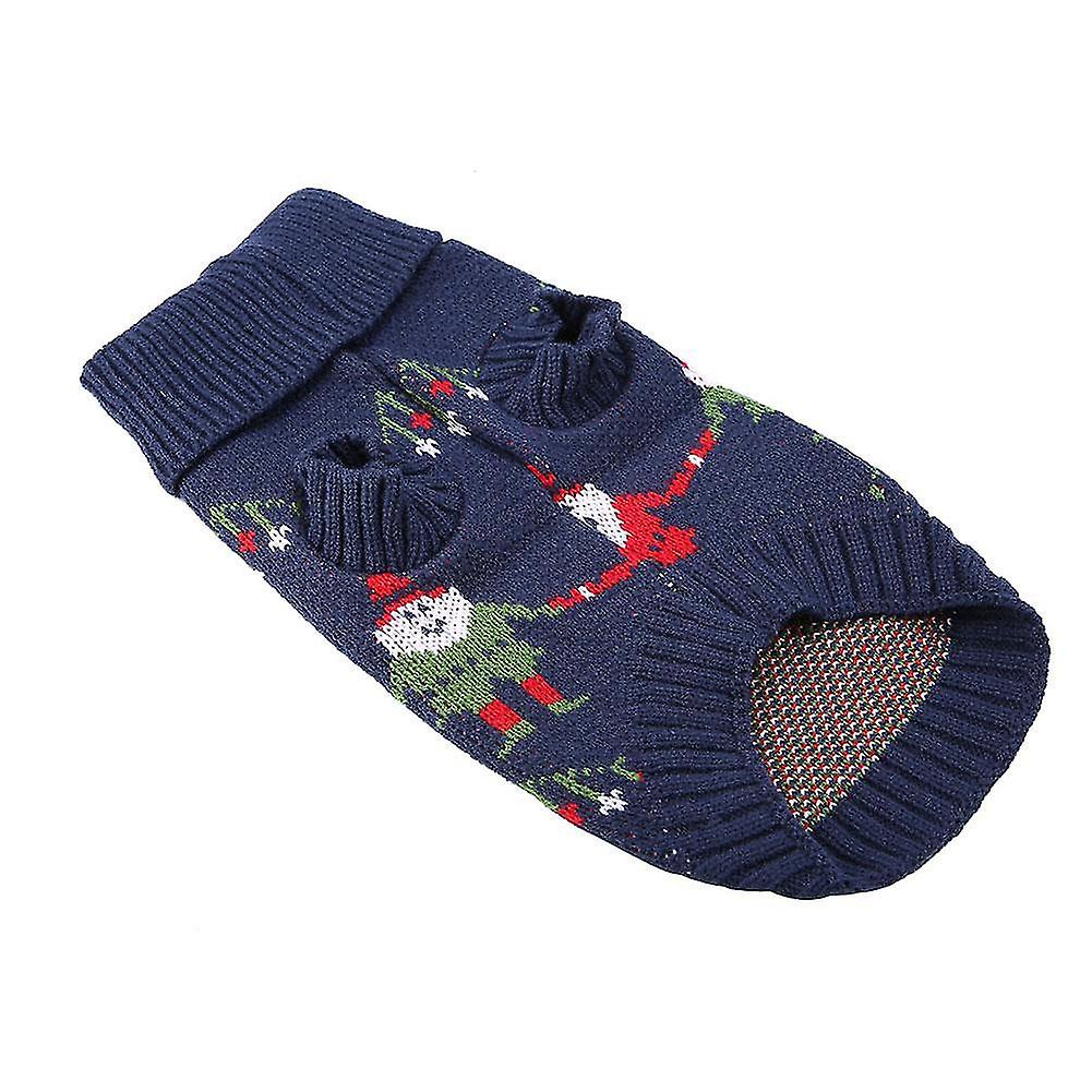 Fashionable Christmas Dog Sweater Warm Clothes Puppies Cats Pullover Type Winter Coat S