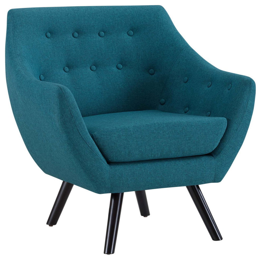 Xavier Teal Armchair   Midcentury   Armchairs And Accent Chairs   by V.S.D Furniture  Houzz