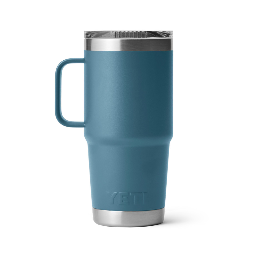 Yeti Rambler 20oz Travel Mug with Stronghold Lid Nordic Blue