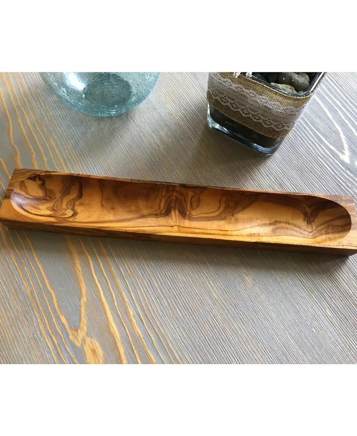 BeldiNest Olive Wood Cheese Olive Plate