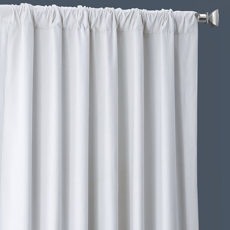 EFF Solid Cotton Blackout Window Curtain