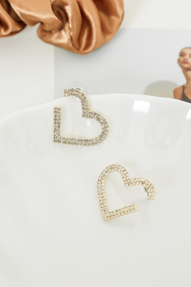 Have A Heart Earrings Gold