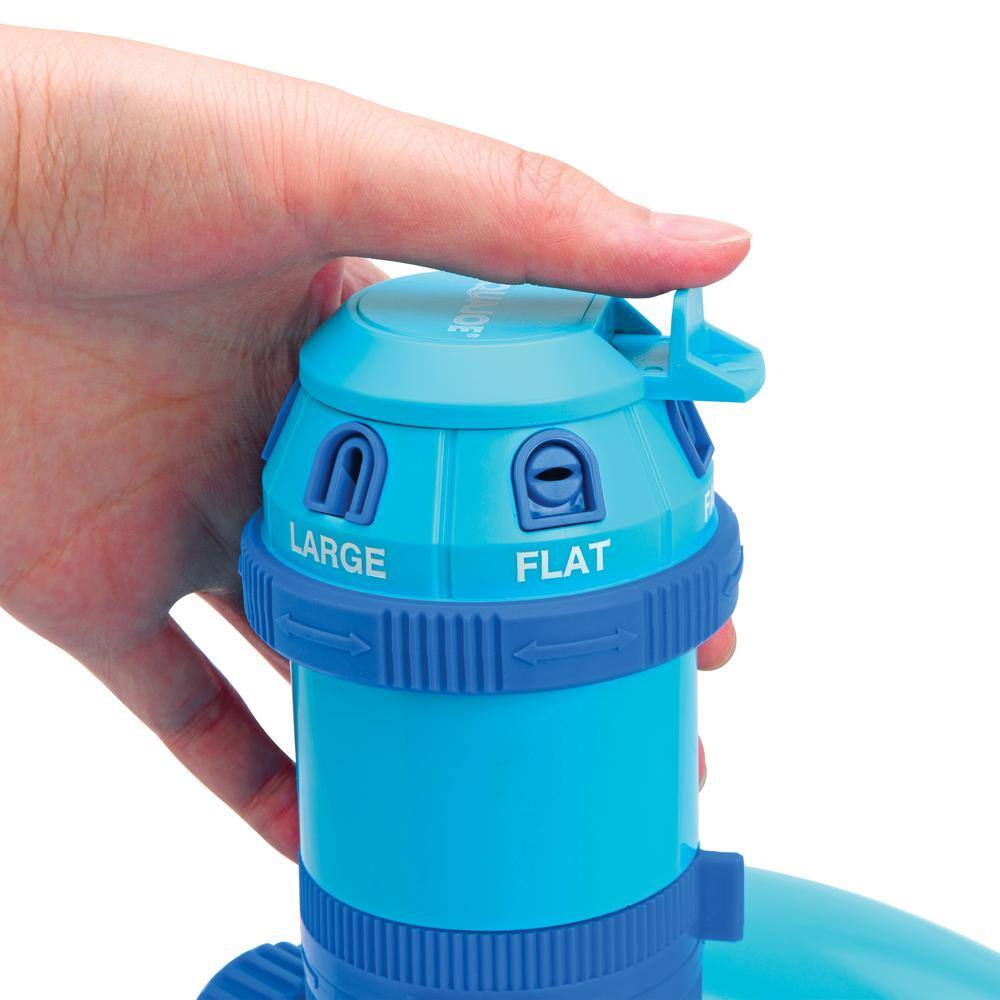 AQUA JOE 6-Pattern Turbo Drive 360-Degree Sprinkler with Customizable Coverage AJ-MSSBM6