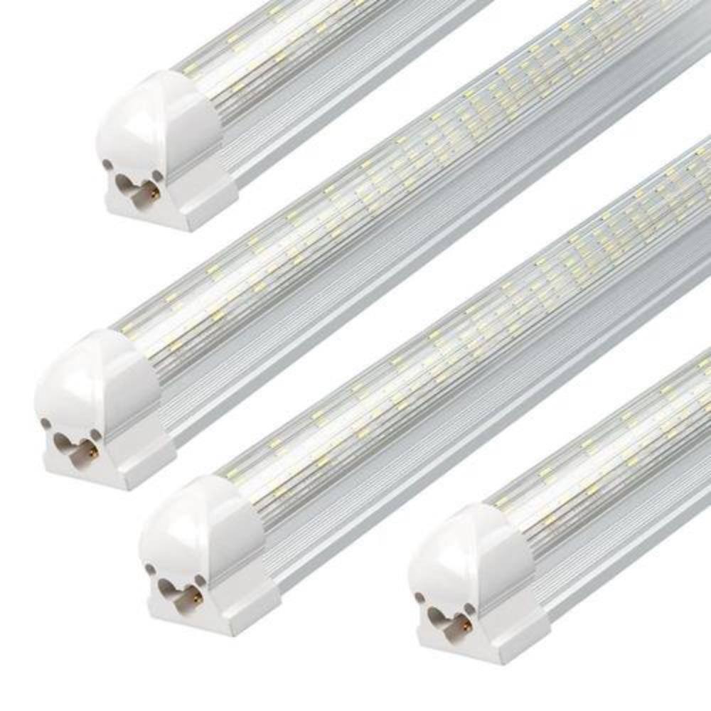 BEYOND LED TECHNOLOGY 60-Watt Equivalent 94 in. Linear Tube LED Light Bulb 6500K (4-Pack) 151624-1