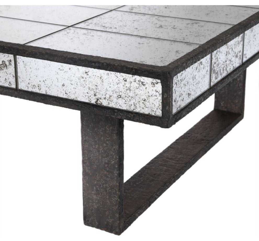 Antique Mirror Coffee Table  Eichholtz Cervilla   Transitional   Coffee Tables   by Oroa   Distinctive Furniture  Houzz