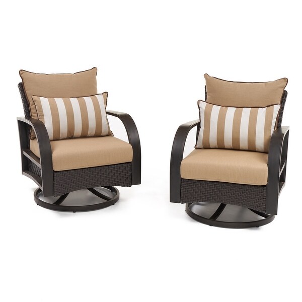 Barcelo 7 Piece Sunbrella Outdoor Patio Motion Club Seating Set