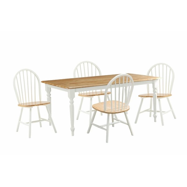 Windsor Farmhouse 5-Piece Dining Set