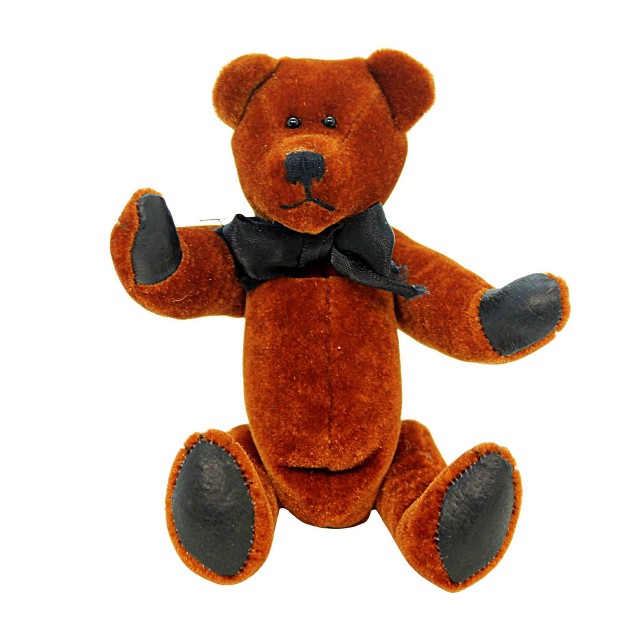 Boyds Bears Plush T Farley Wuzzie One Plush Bear 5 0 Inches Teddy Bear Jointed 59510011 Polyester Brown