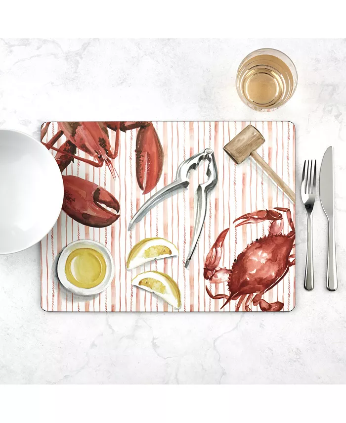 Pimpernel Summer Feast Placemats Set of 4