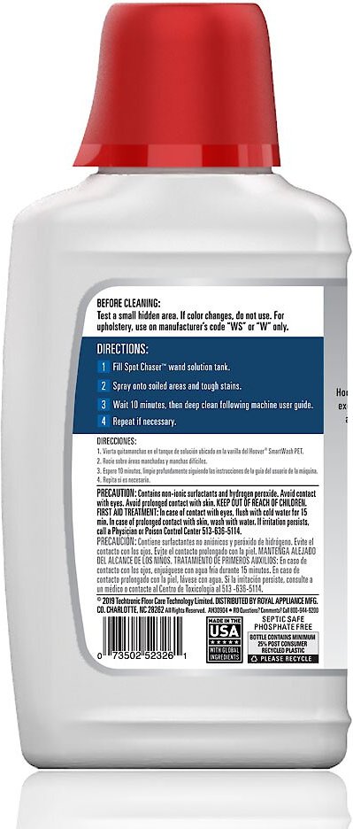 Hoover Oxy Pre-Treat Wand Refill Formula， 32-oz bottle