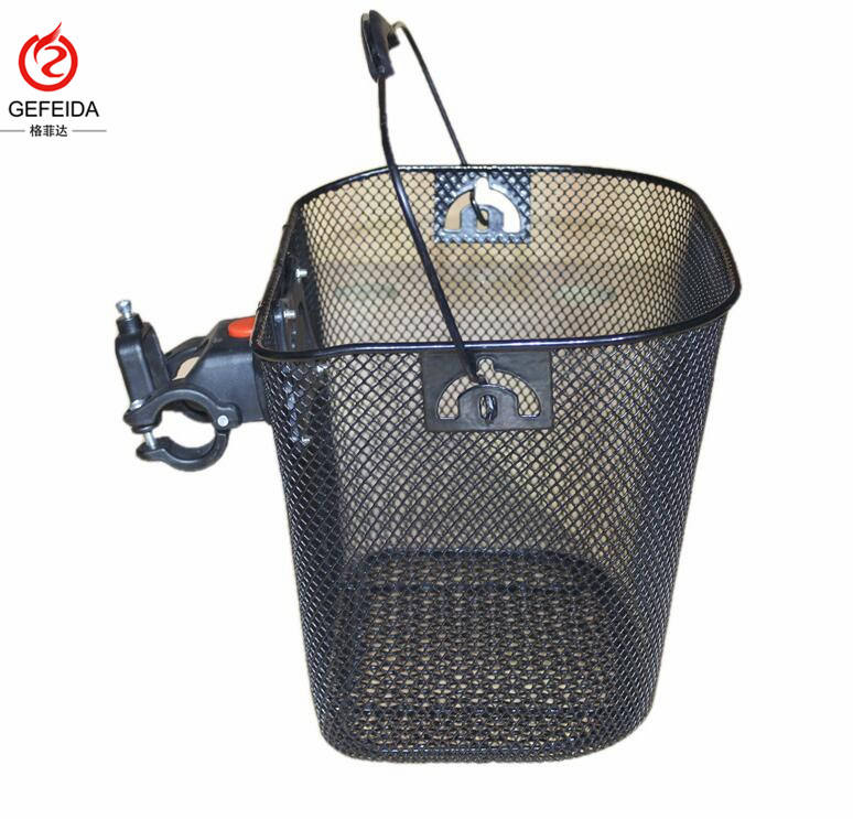 hot selling quick release bicycle basket Front Basket Convenient Storage electric bike front Basket for MTB