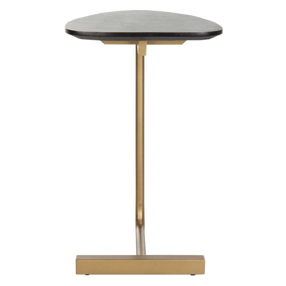 SAFAVIEH Kaiya C Table Black / Gold   19\