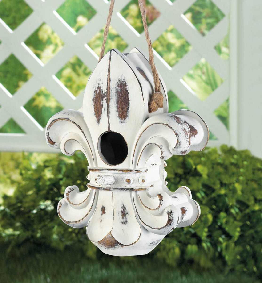 Zingz and Thingz Fleur De Lis Bird House