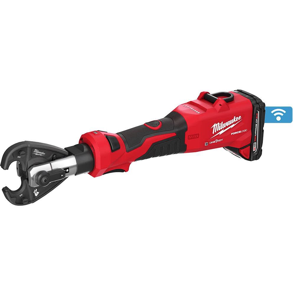 Milwaukee M18 FORCE LOGIC 6T Linear Utility Crimper Kit with Snub Nose Jaw 2978-22 from Milwaukee