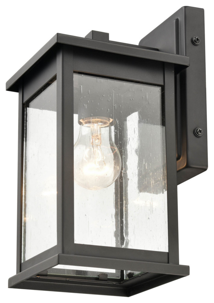 Millennium Lighting 4101 Bowton 12 quotTall Outdoor Wall Sconce   Transitional   Outdoor Wall Lights And Sconces   by Buildcom  Houzz