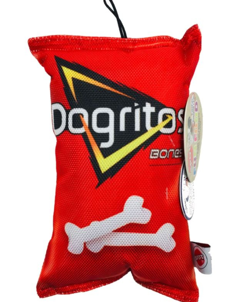 Spot Fun Food Dogritos Chips Plush Dog Toy， 8