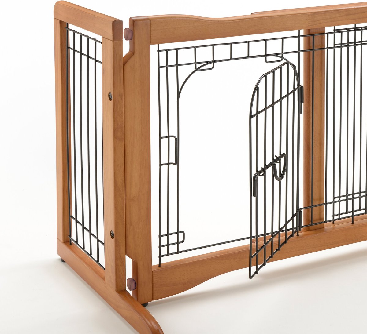 Richell Sitter Freestanding Dog Gate， Autumn Matte