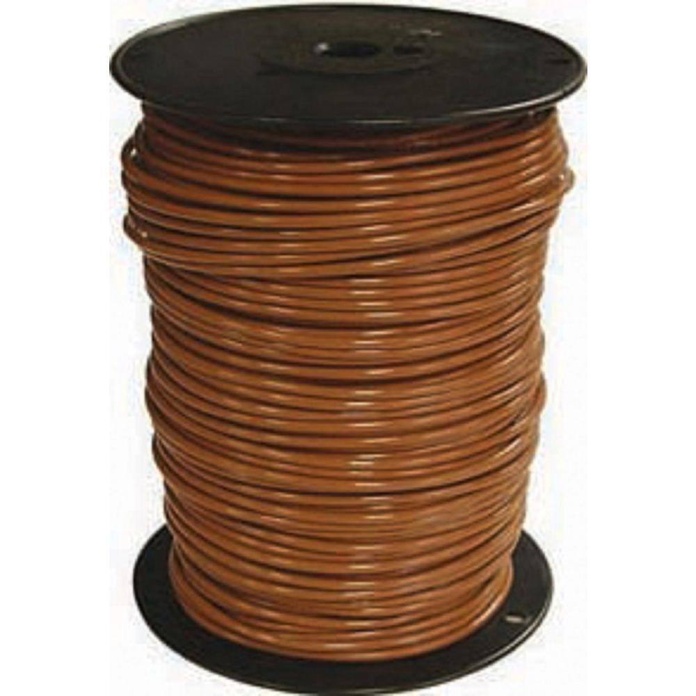 Southwire 500 ft. 8 Brown Stranded CU SIMpull THHN Wire 23847712