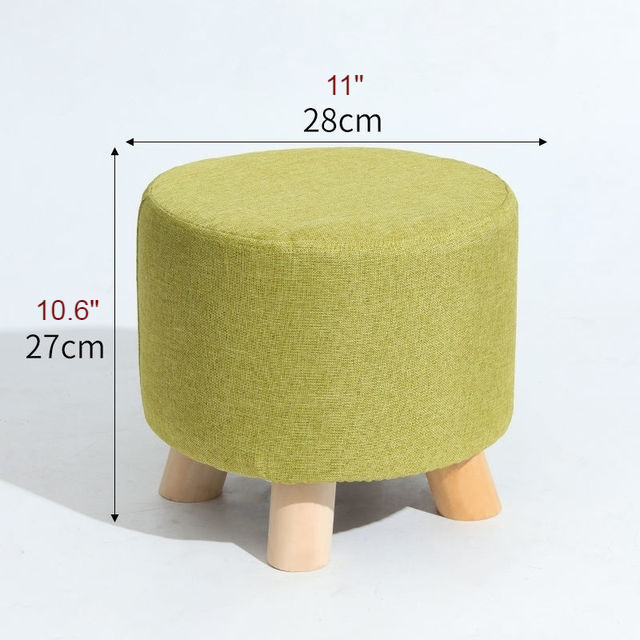 Round Modern Ottoman Made of Solid Wood   Contemporary   Footstools And Ottomans   by Miron Demid LLC  Houzz