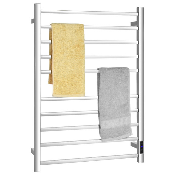 Costway 35978064 10 Bar Towel Warmer Wall Mounted ...