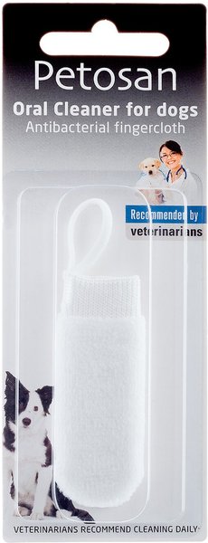 Petosan Antibacterial Fingercloth Dog and Cat Toothbrush