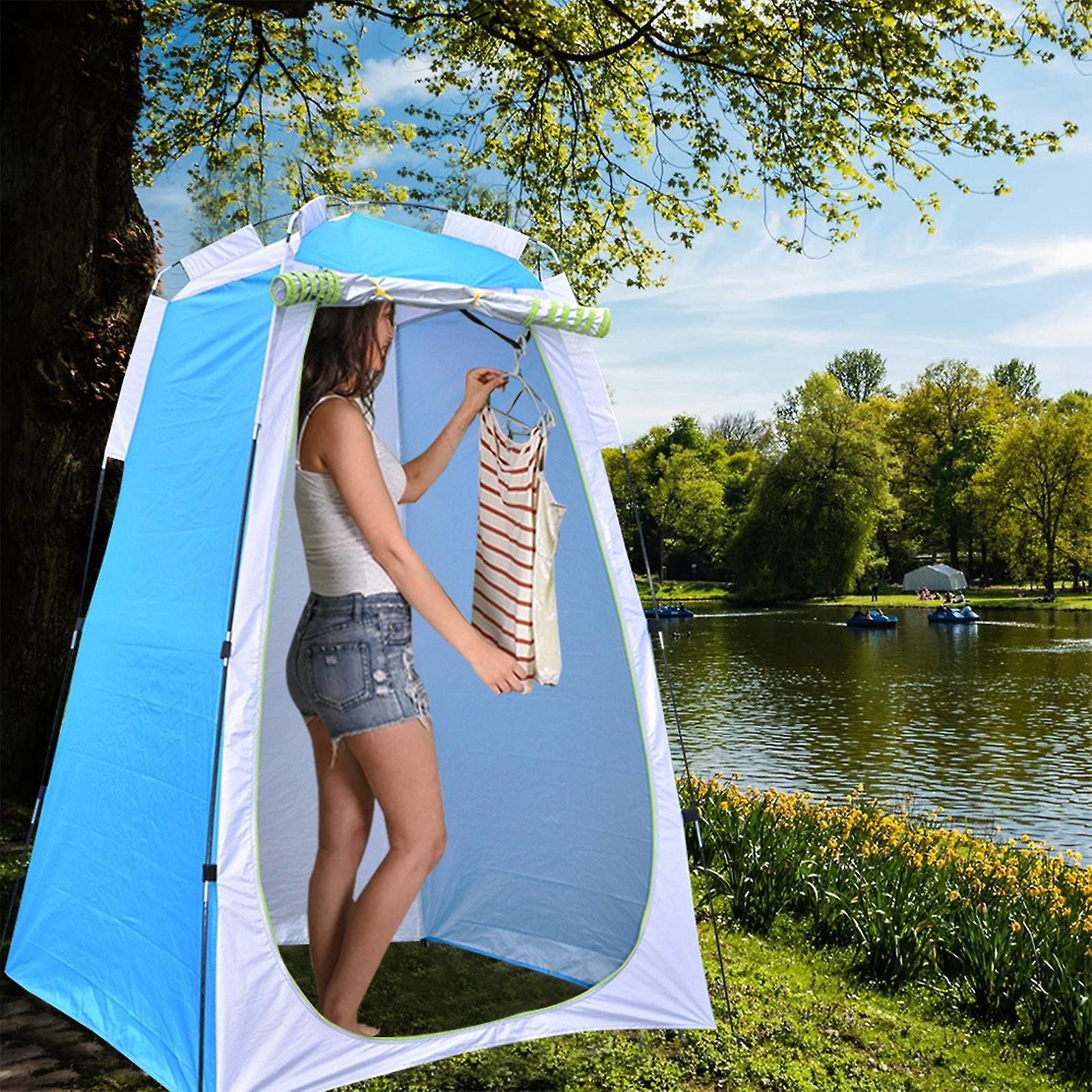 Outdoor Portable Privacy Shower Toilet Tent Foldable Camping Tent Anti Uv Outdoor Dressing Tent Beach Camping Equipment