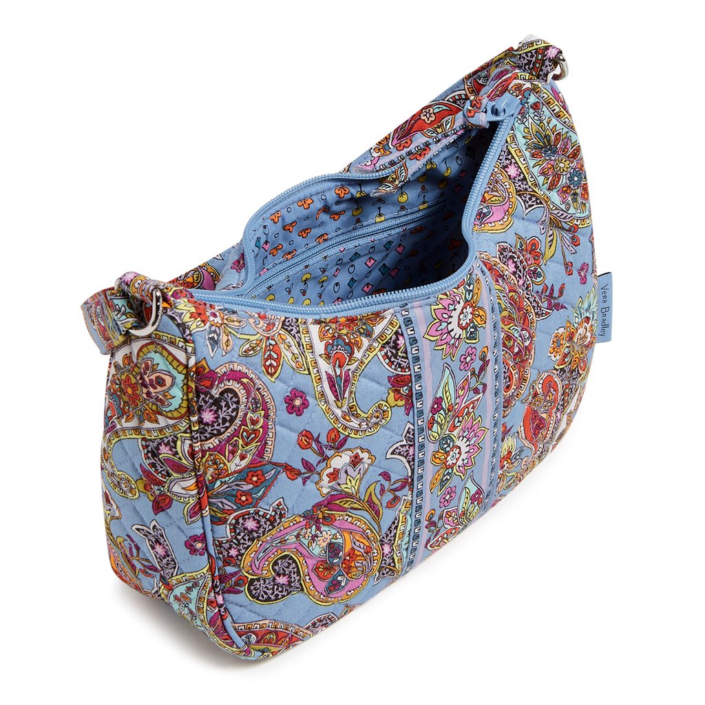 Vera Bradley  Frannie Crescent Crossbody Bag in Provence Paisley