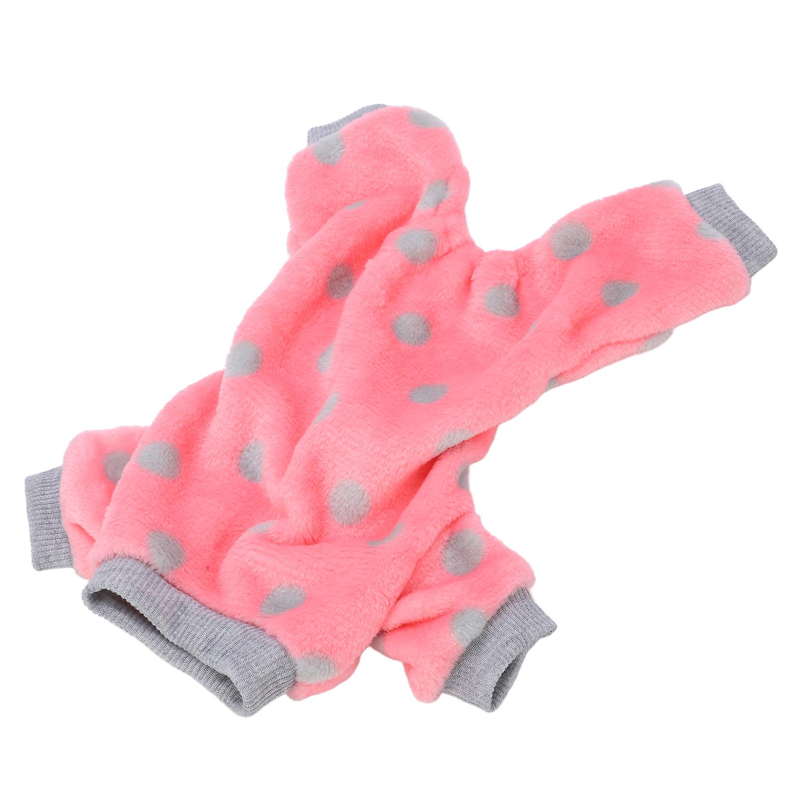 Pet Onesie 4 Legged Fashionable Breathable Plush Dog Pajamas For Small Medium Dogs Catsxl