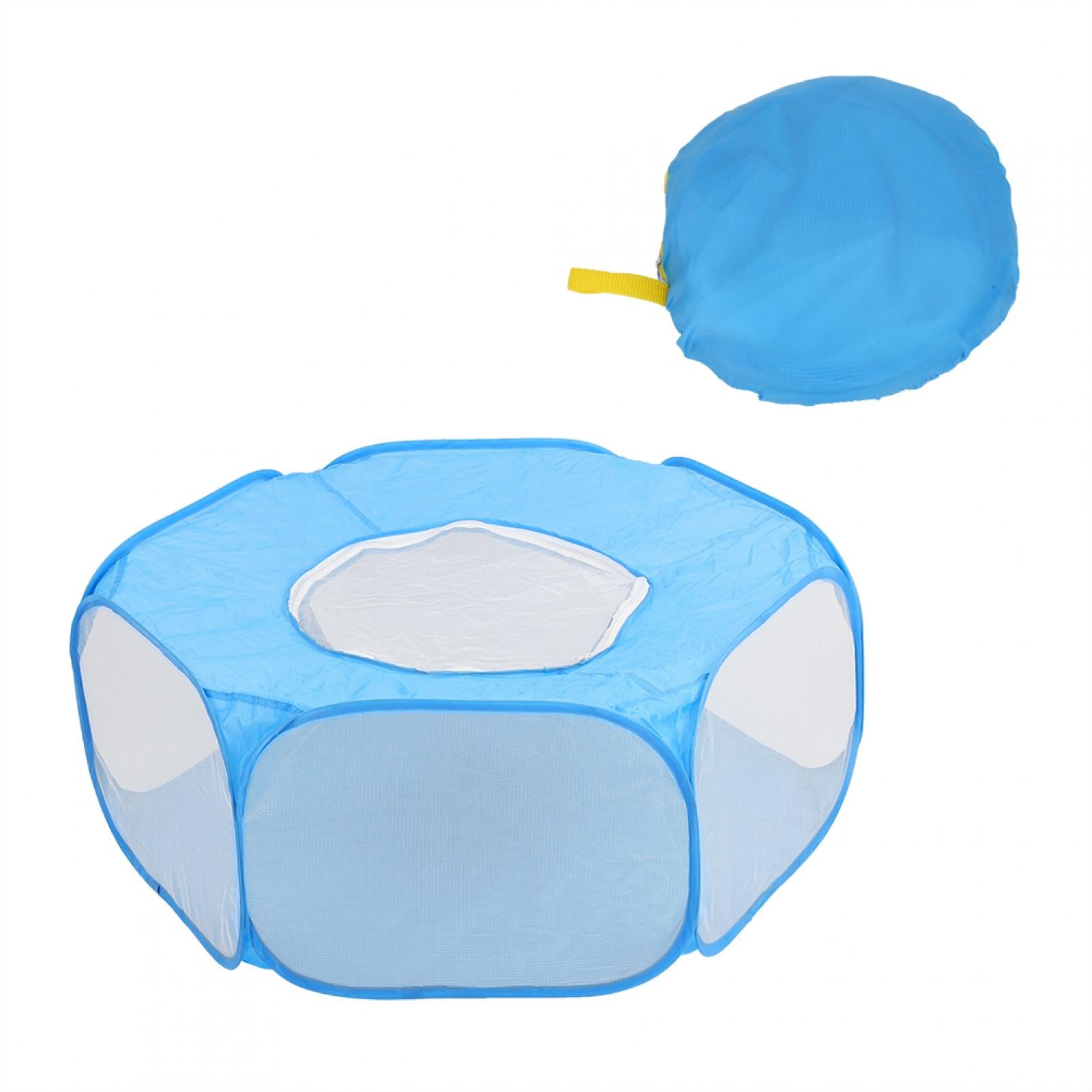 Hamster Playpen， Auto-open Small Animal Game Fence， Hamster Fence Foldable Pet Tent For Hamsters Chinchillas Sky Blue