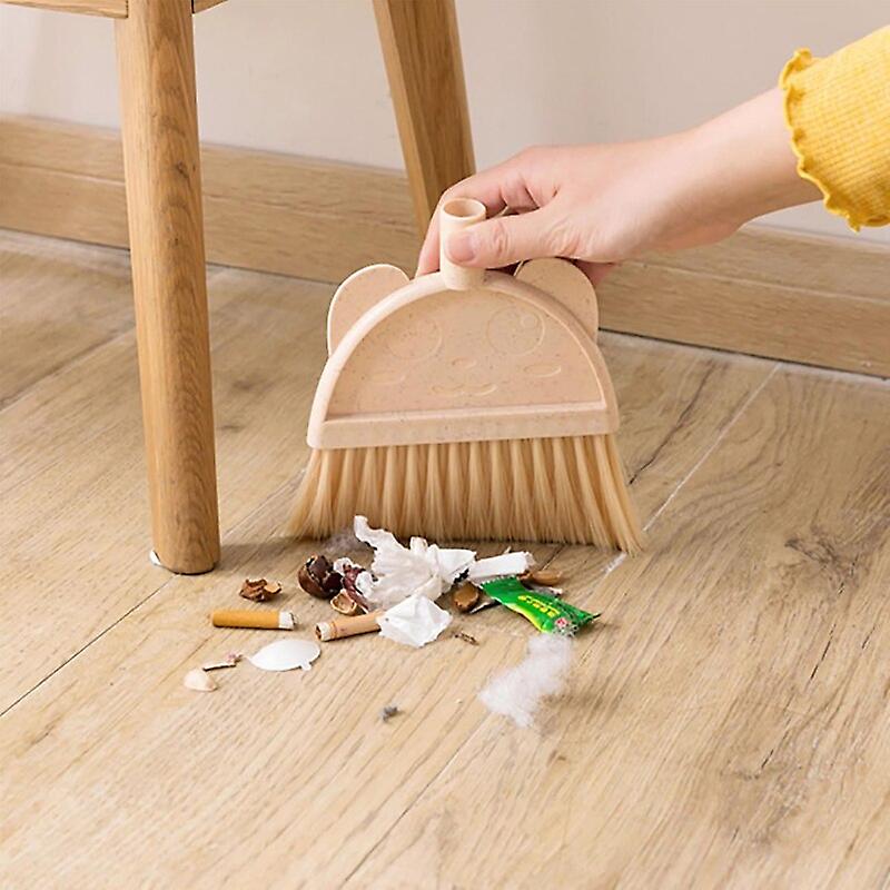 1 Set Baby Mini Family Sweeping House Cleaning Toys Set Child Mop Broom Dustpan Set Telescopic Pretend Play Toys Kids Gifts