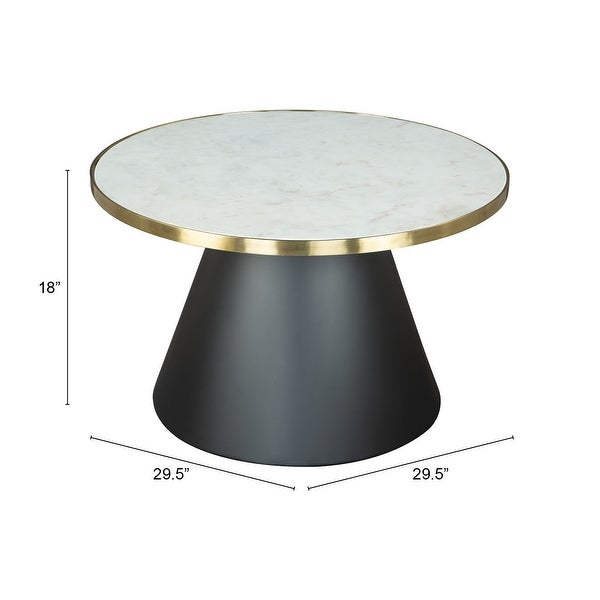 Nuclear Coffee Table White and Black