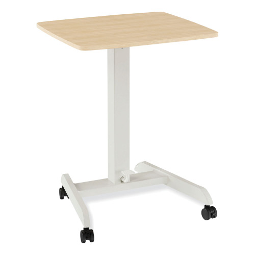 Union and Scale Essentials Sit-Stand Single-Column Mobile Workstation， 23.6