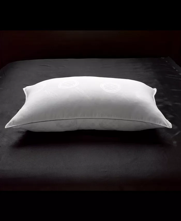 Ella Jayne White Down Firm Pillow， with MicronOne Technology， Dust Mite， Bedbug， and Allergen-Free Shell， Standard