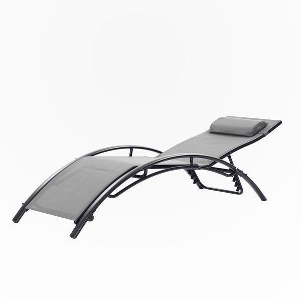 2PCS Outdoor Lounge Chair Set