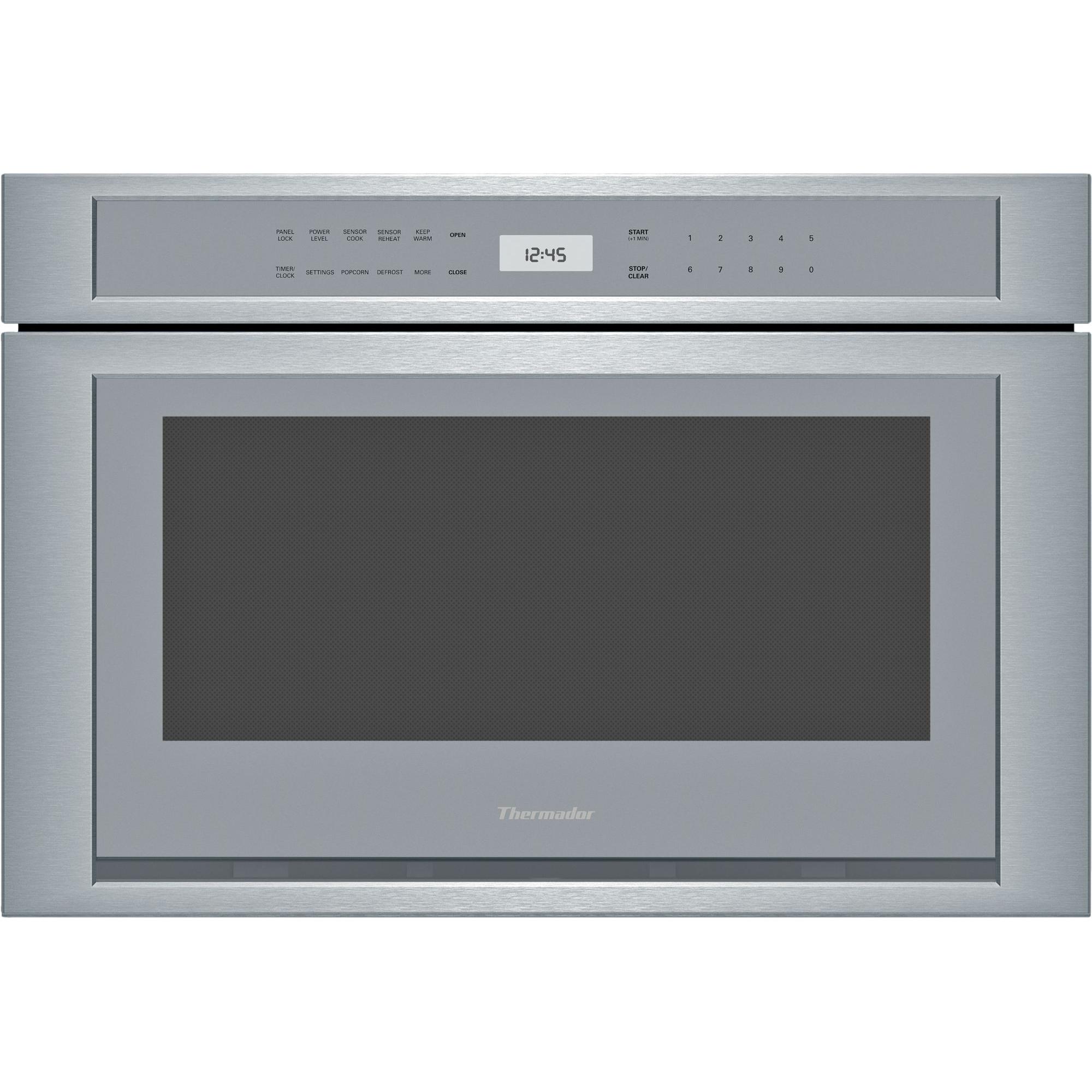 Thermador 24-inch, 1.2 cu.ft. Built-in Drawer Microwave with 10 Cooking Modes MD24WS