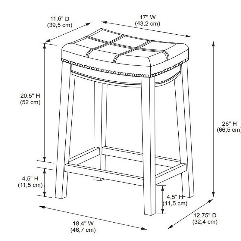 Linon Claridge Counter Stool