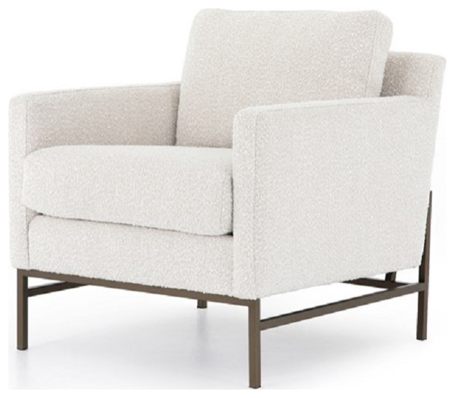 Vanna chair knoll natural   Transitional   Armchairs And Accent Chairs   by AFB Decor  Houzz