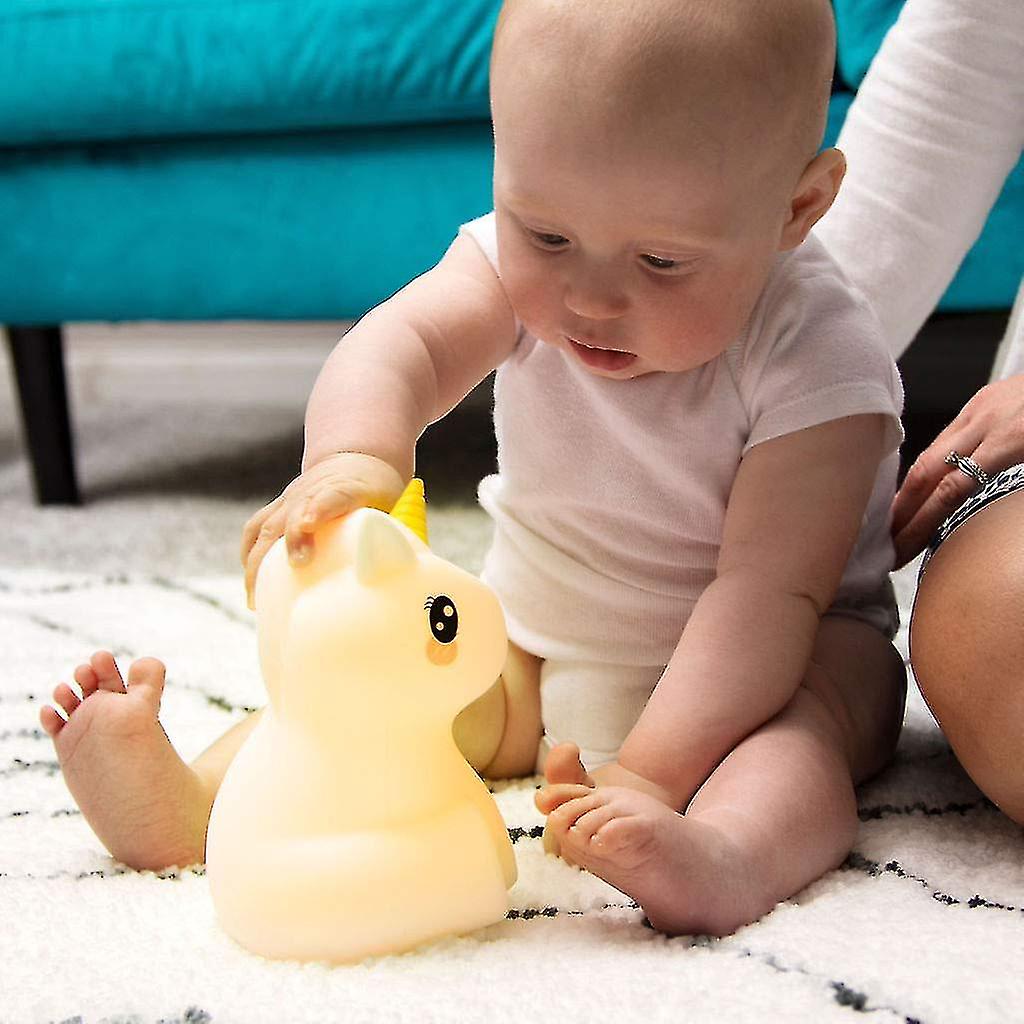 Night Lights For Kids -usb Rechargeable Animal Silicone Soft Lamps