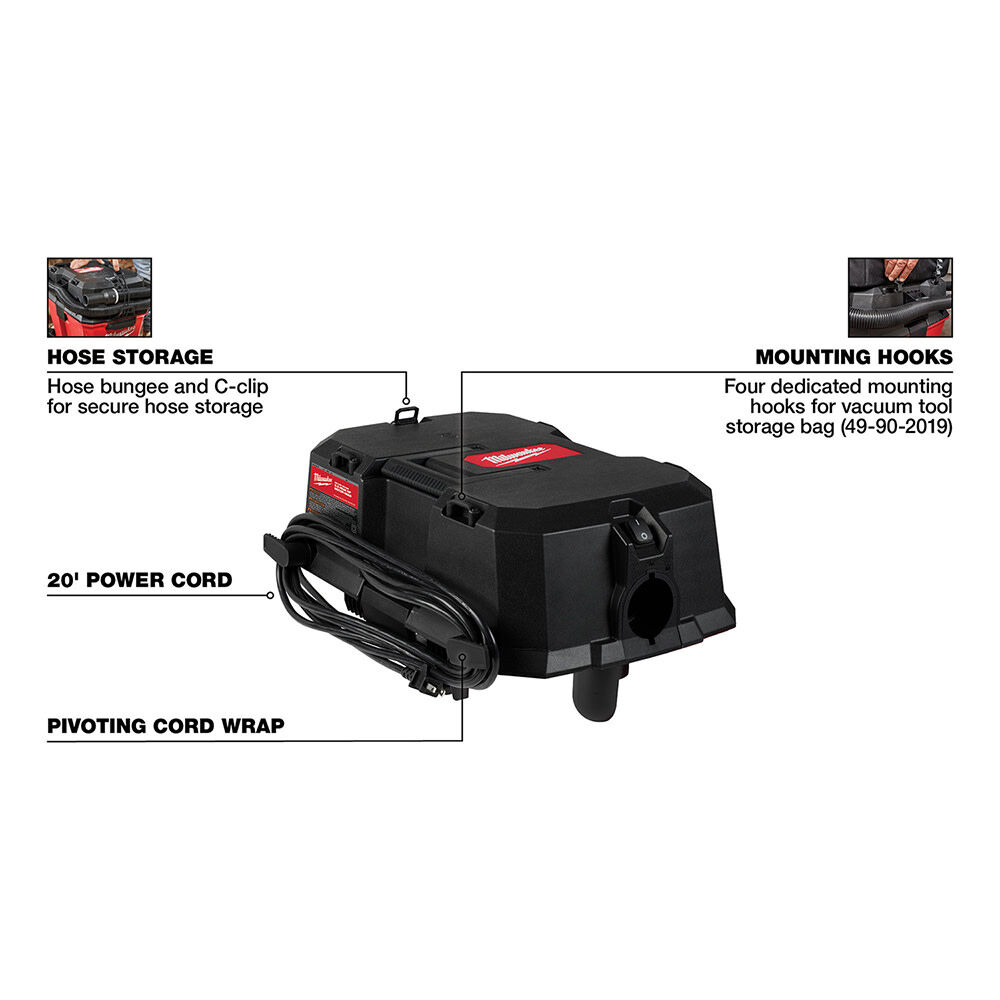 Milwaukee 6.5 Peak HP Wet/Dry Vacuum Motor Head 0931-20 from Milwaukee