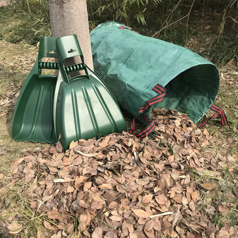 Garden hand tools leaf rake grabber grass cleaning machine garden collector Pair of Leaf Grabber Hands Leaf Collector