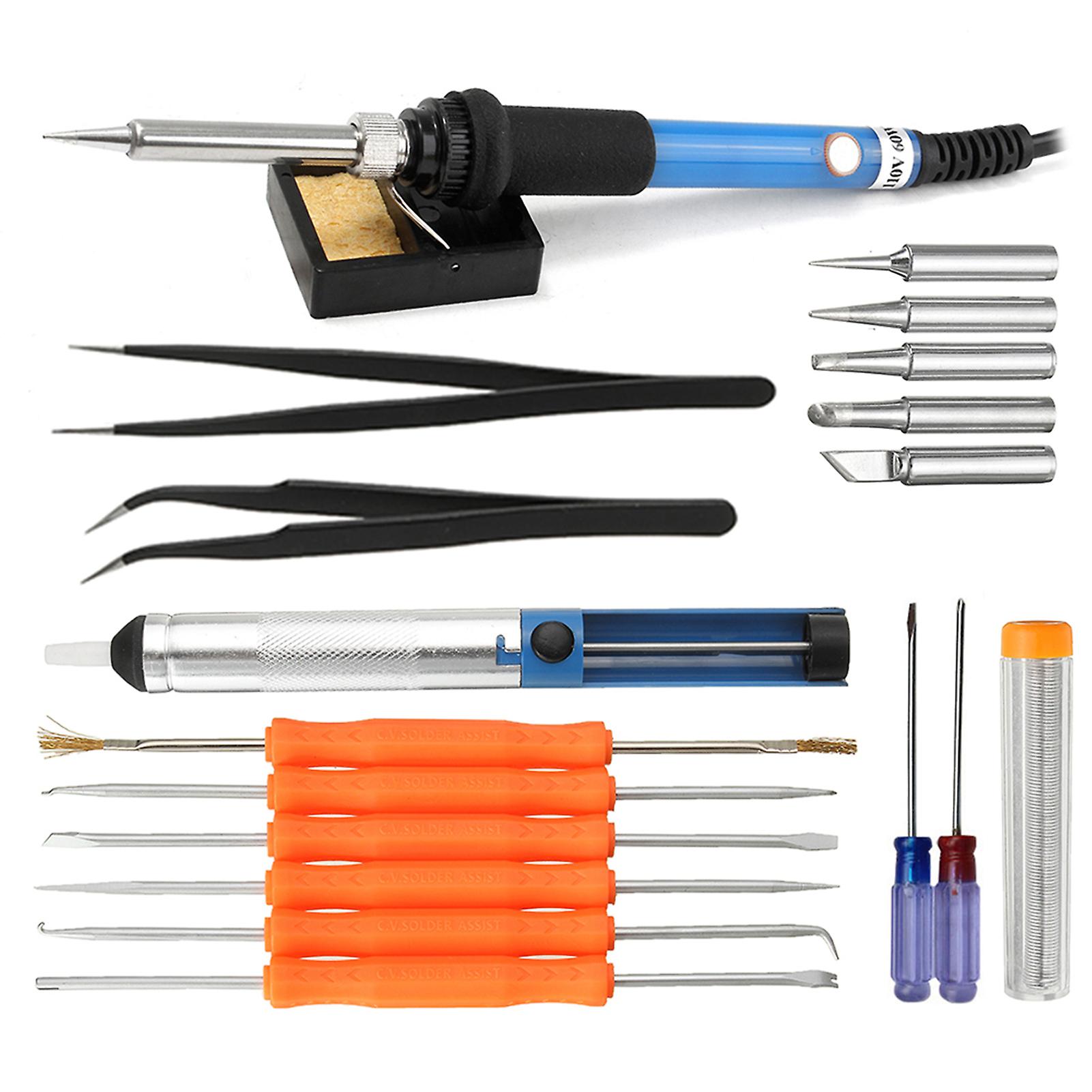 Electric Soldering Iron Set Temperature Adjustable Electric Soldering Iron Welding Tool Kit No.281060