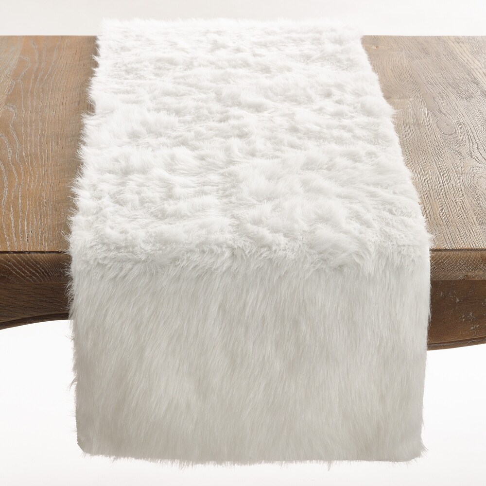 Juneau Collection Faux Fur Table Runner