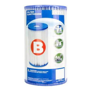 Intex 5.75 in. Dia Type B Pool Replacement Filter Cartridge (2-Pack) 2 x 29005E