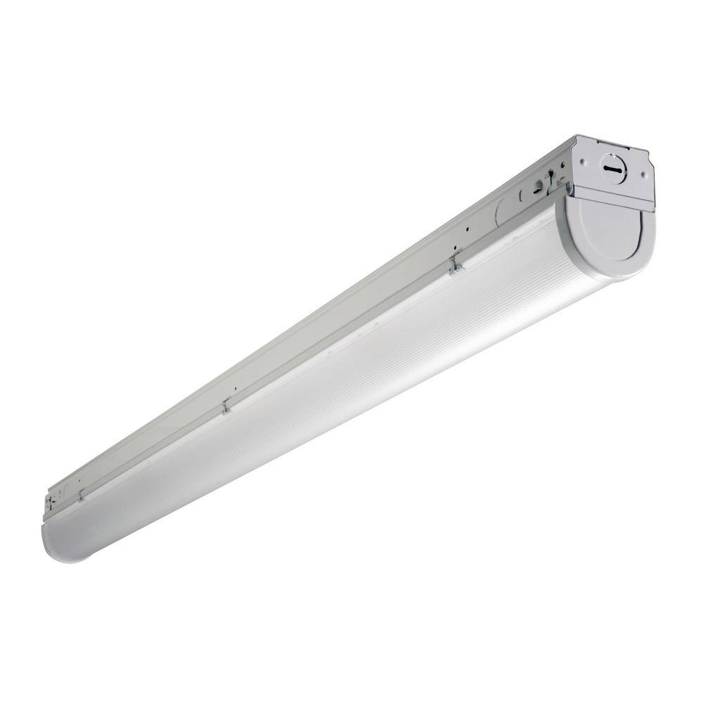 Metalux SNLED 8 ft. Integrated LED White Base Striplight 69W 80 CRI at 4000K 9600 Lumens 8TSNLED-LD5-96SL-UNV-L840-CD1-U