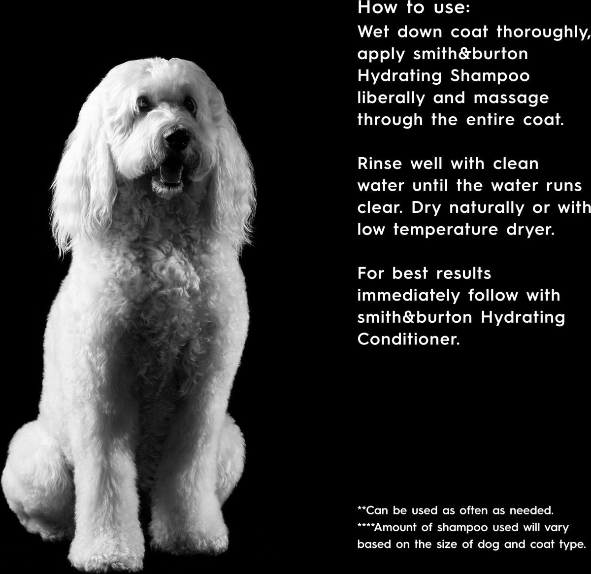 smithandburton Hydrating Dog and Cat Shampoo， Scent No.1